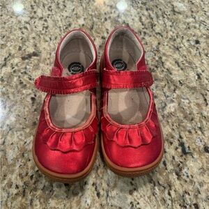 Livie & Luca Shiny Red Mary Jane Shoes